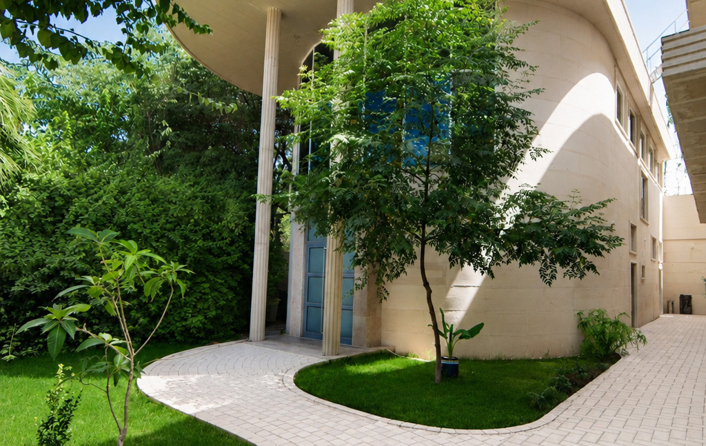 Green Zone Oasis facilities exterior and garden